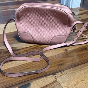 Elegant Pink Crossbody Bag